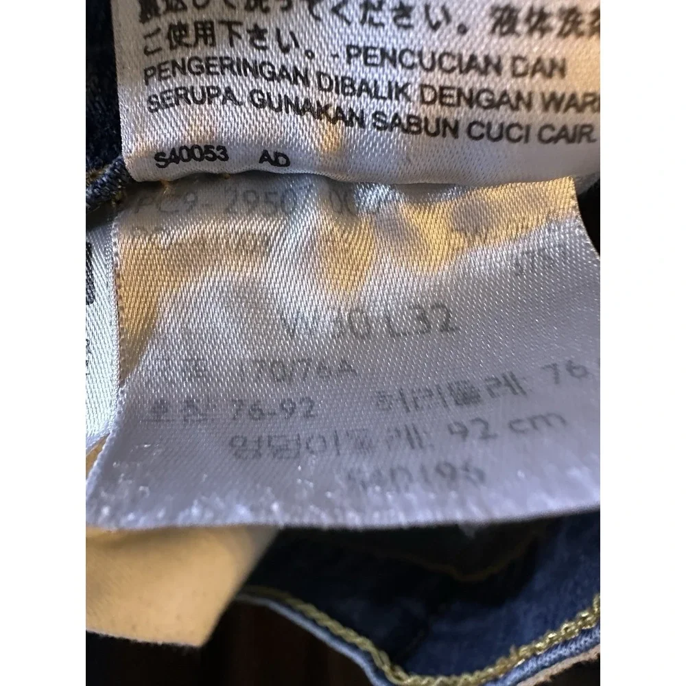 Levi's 502 Mens Denim Blue Jeans Taper Fit Slim Stretch 30x32 (30x30) - Picture 6 of 10